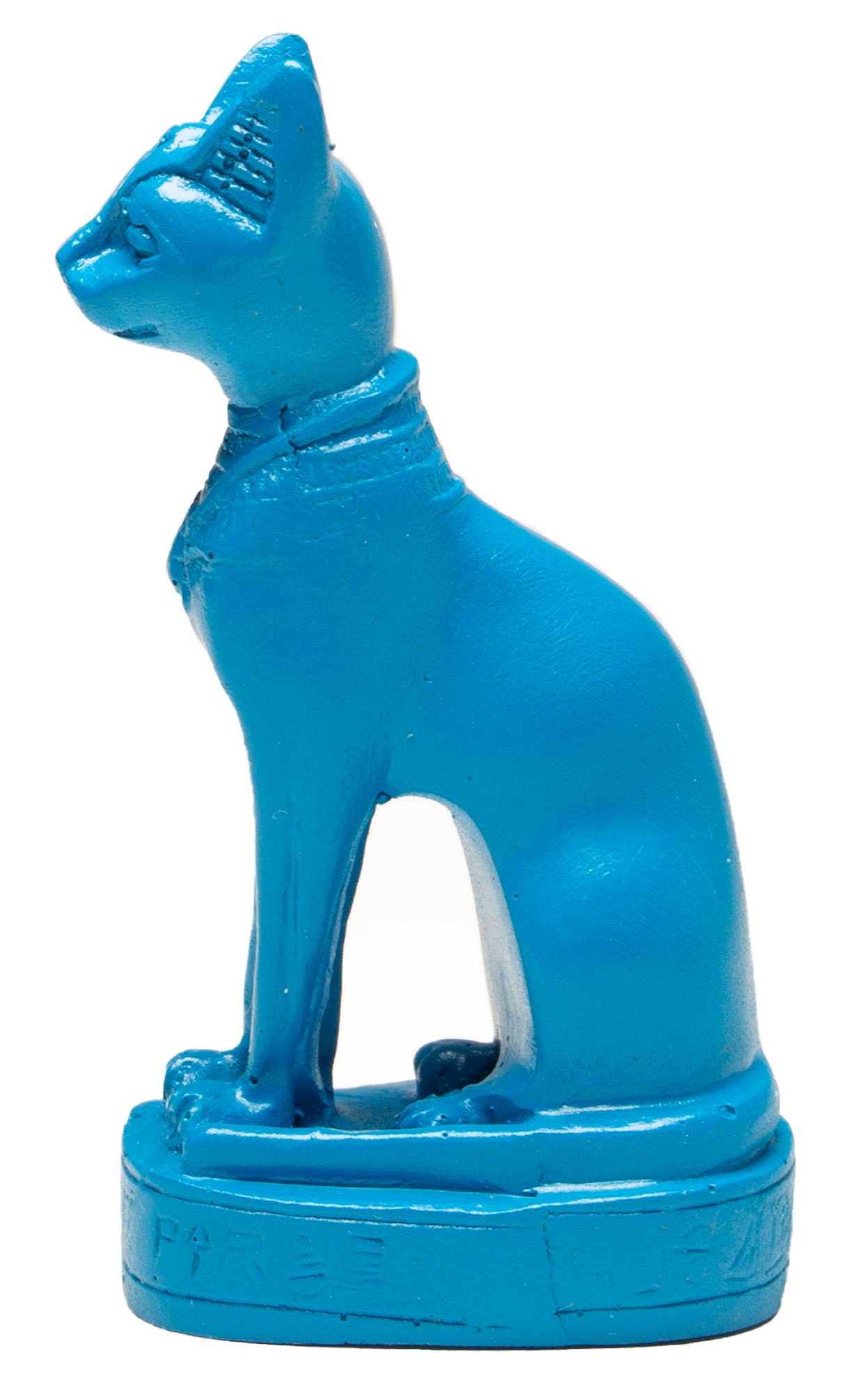 Discoveries, Inc. - Wholesale Decorative Figurine - Bastet Cat Statue Blue - Small 3" - Egyptian Goddess3