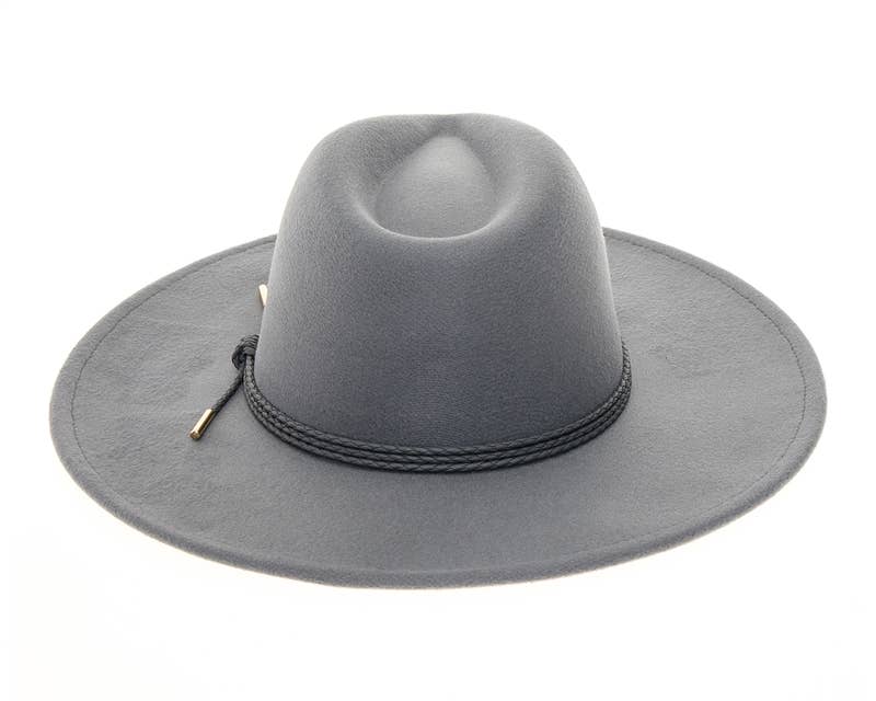 DNMC - Wholesale Fedora - Women's - Vegan Felt Flat Brim Rancher Hat4