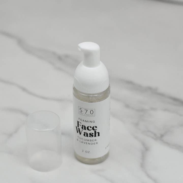 570 Soap Company - Vendita all'ingrosso Detergenti per il viso - Detergente schiumogeno per il viso - Cucumber Lavender2