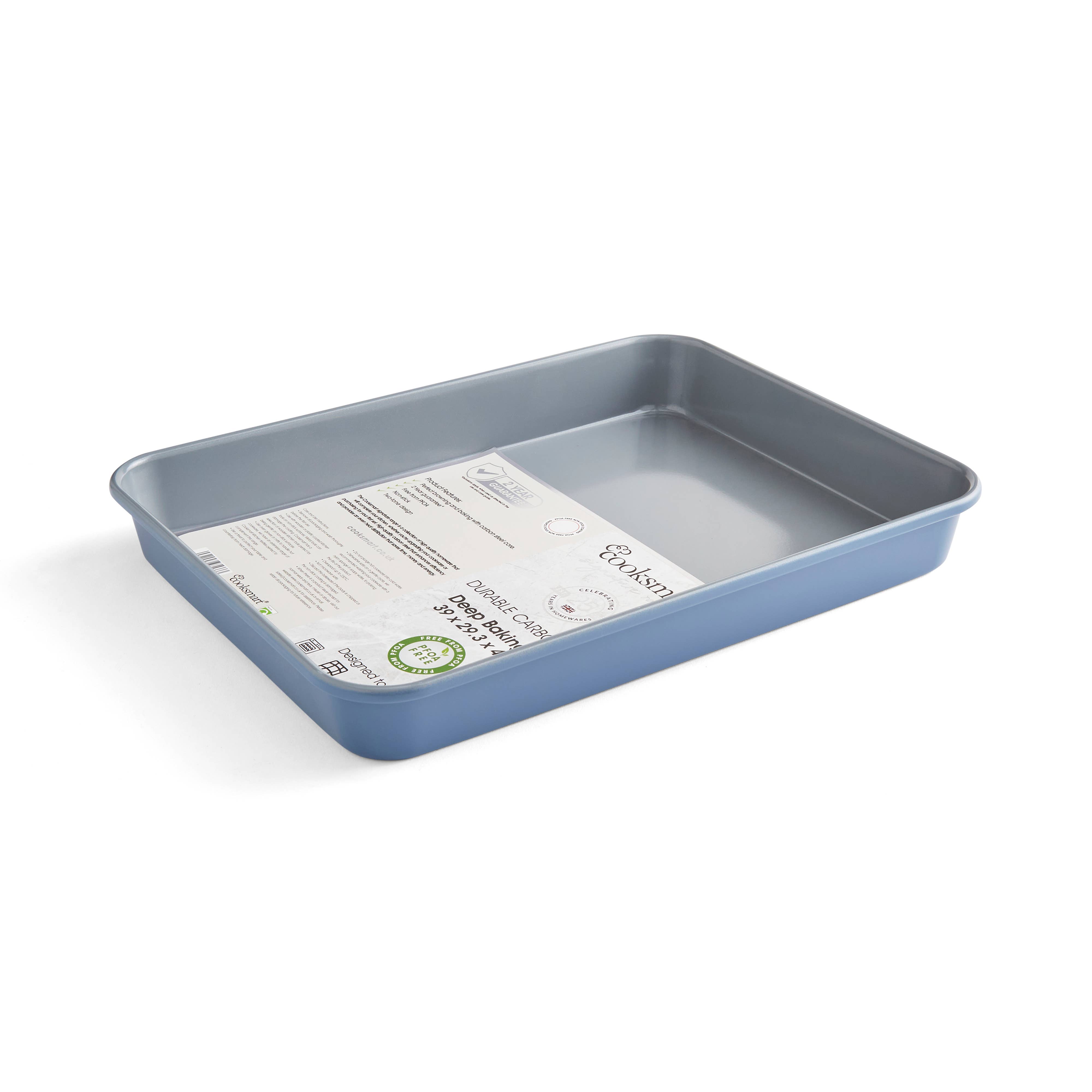 Blue Two Tone Deep Baking Tray 39cm for wholesale on Faire