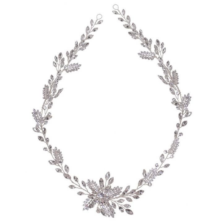 Gabriela Silver Glass Ribbon for wholesale by Flormoda