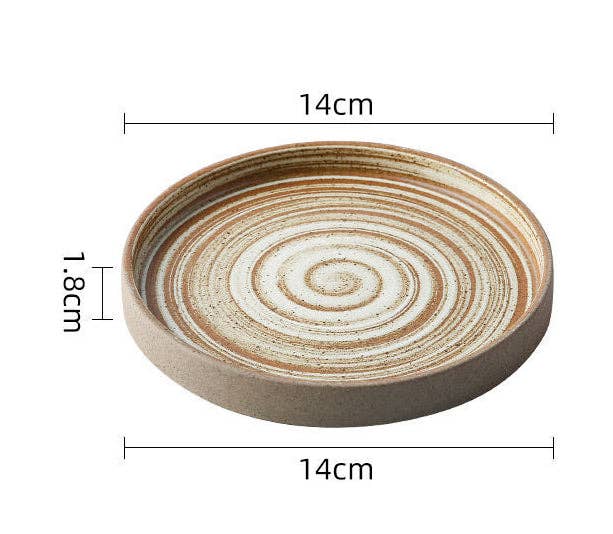 Gohobi （We cover U.S. import duties） - Wholesale Koffiemok - Gohobi Handgemaakte Aardewerk Zwart en Bruin Koffiemok en Schotel5