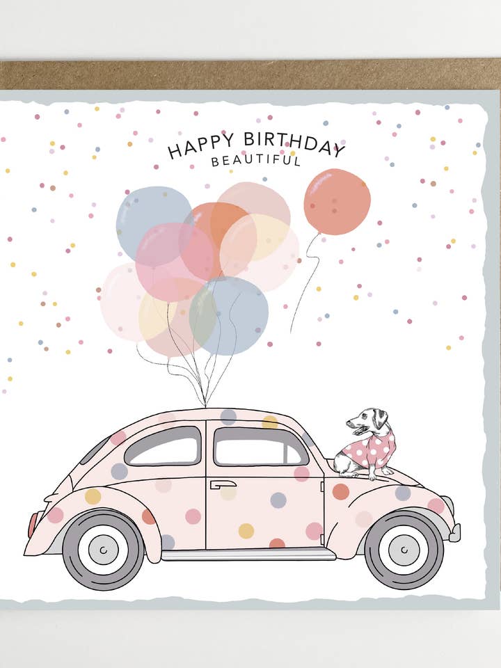 Love Bug Birthday for wholesale by Dotty Dog Art