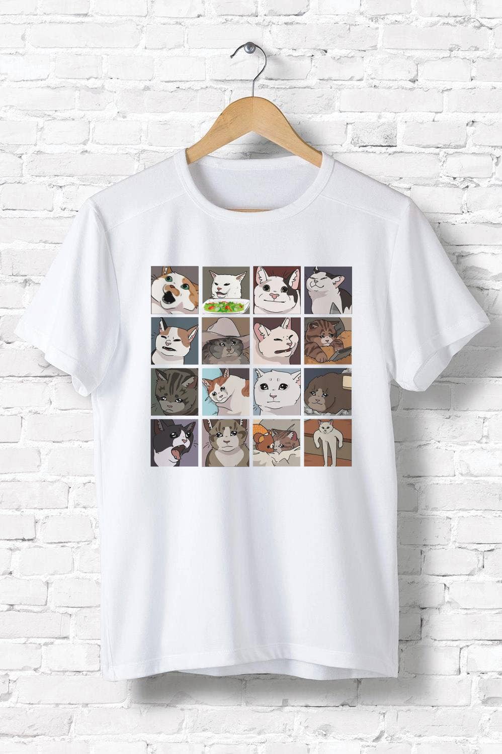 White Funny Cat Shirt, Cat Lovers For Women For Men, Cat Mom for wholesale on Faire1