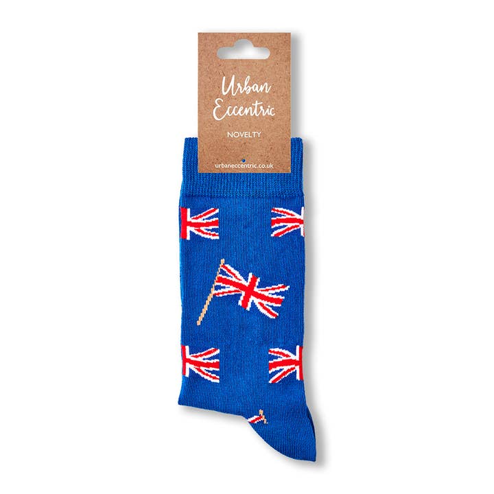 Urban Eccentric - Wholesale Socks - Unisex - Unisex Union Jack Waving Flag Socks