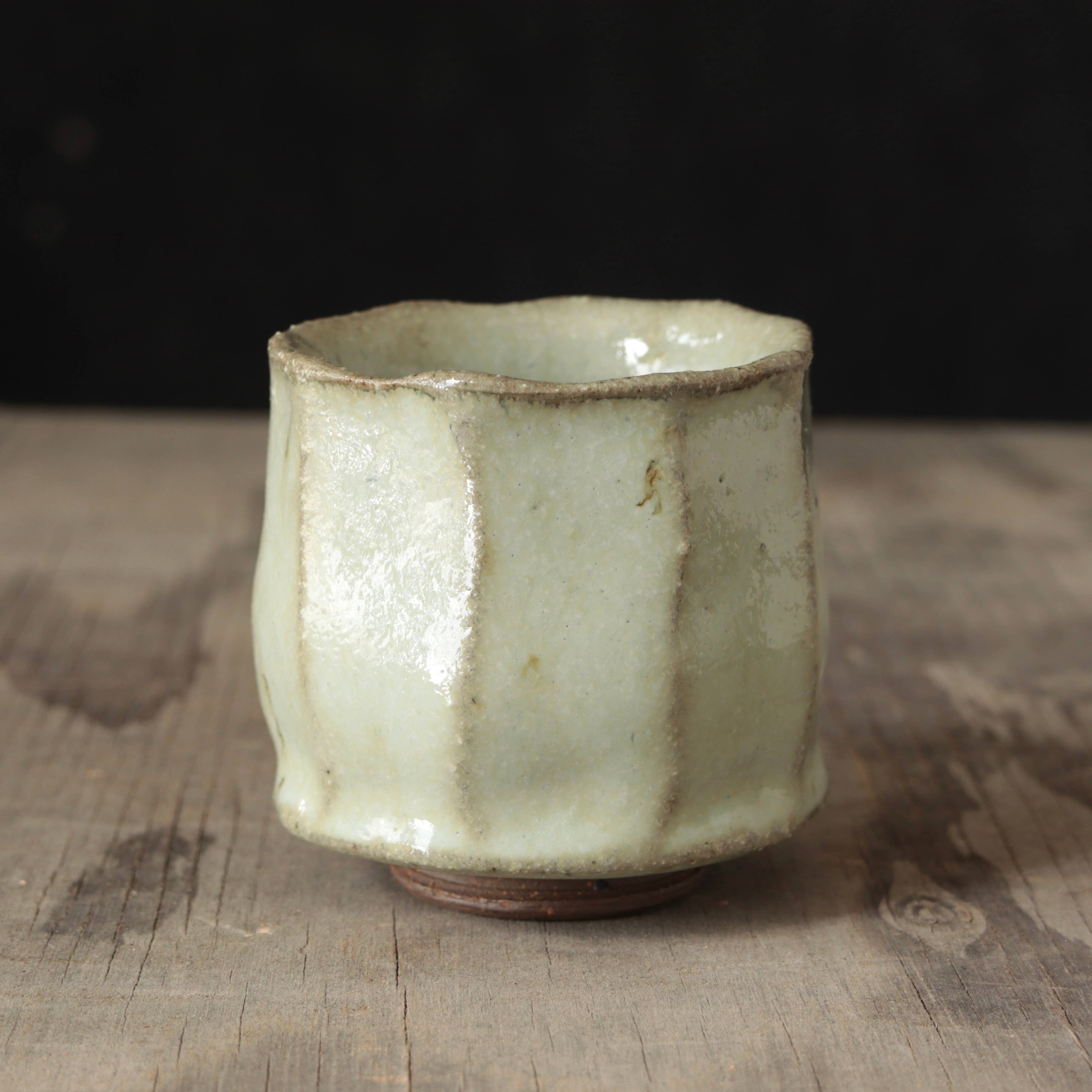 Matt Fishman Pottery - Wholesale Drinking Glass/Cup - Wild Clay and Glaze Sake Cup Nuka White6