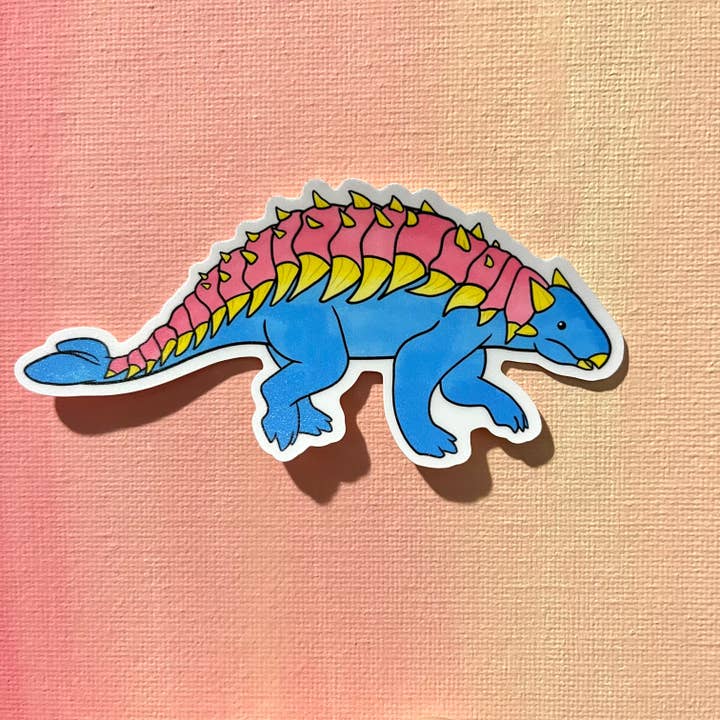 Pride Dinosaur Sticker: Pan-kylosaurus for wholesale by Saint Fax