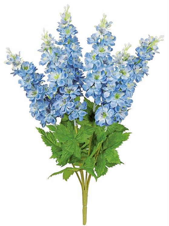 Delphinium Bush, 21.5", Blue for wholesale by Select Artificials, Inc.