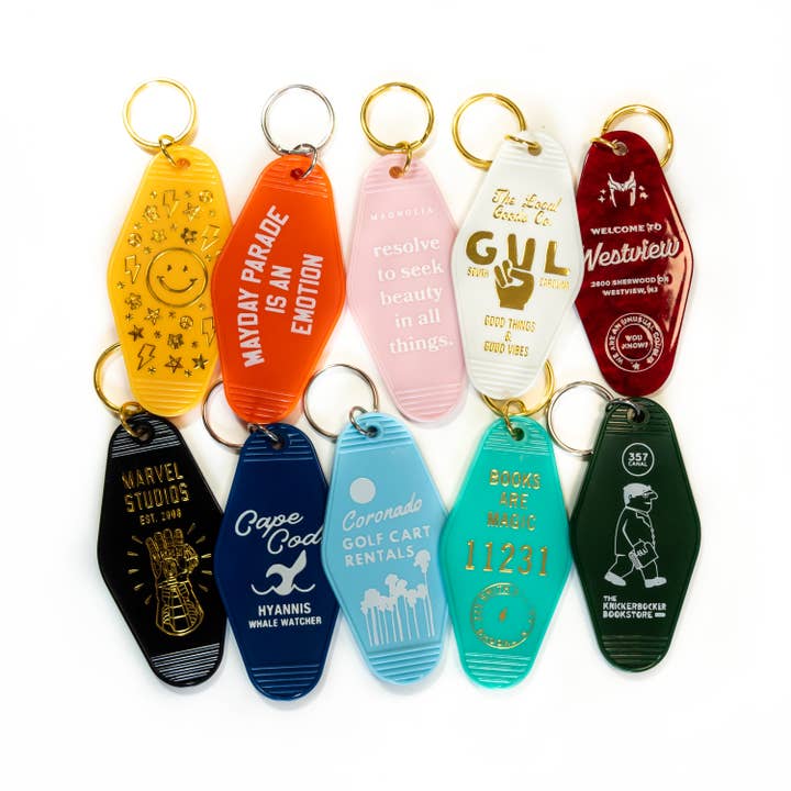 Three Potato Four - Wholesale Keychain - Unisex - Custom Key Tags (50 or 100 Pcs)