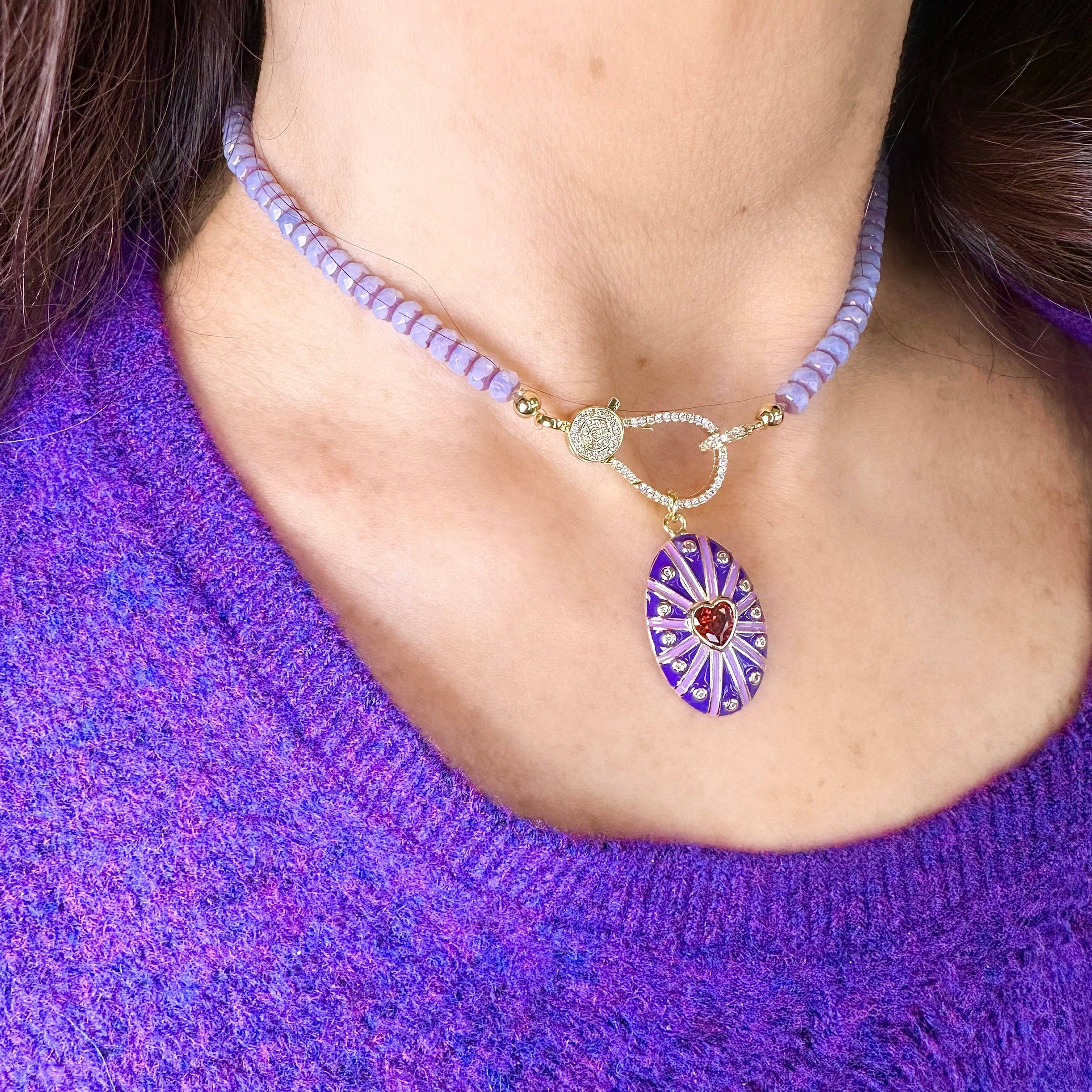 Love, Lisa – wholesale Pärlband/Pärlhalsband – Harper Crystal Clasp Halsband21