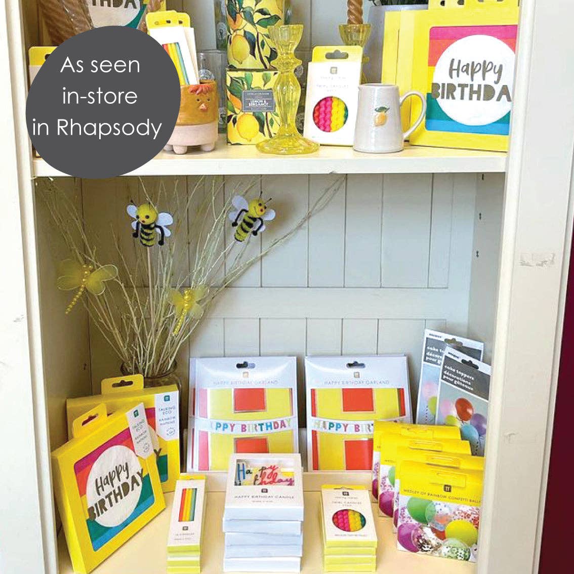 Talking Tables USA - Wholesale Disposable Napkin - Rainbow Happy Birthday Napkins | Birthday Party |3