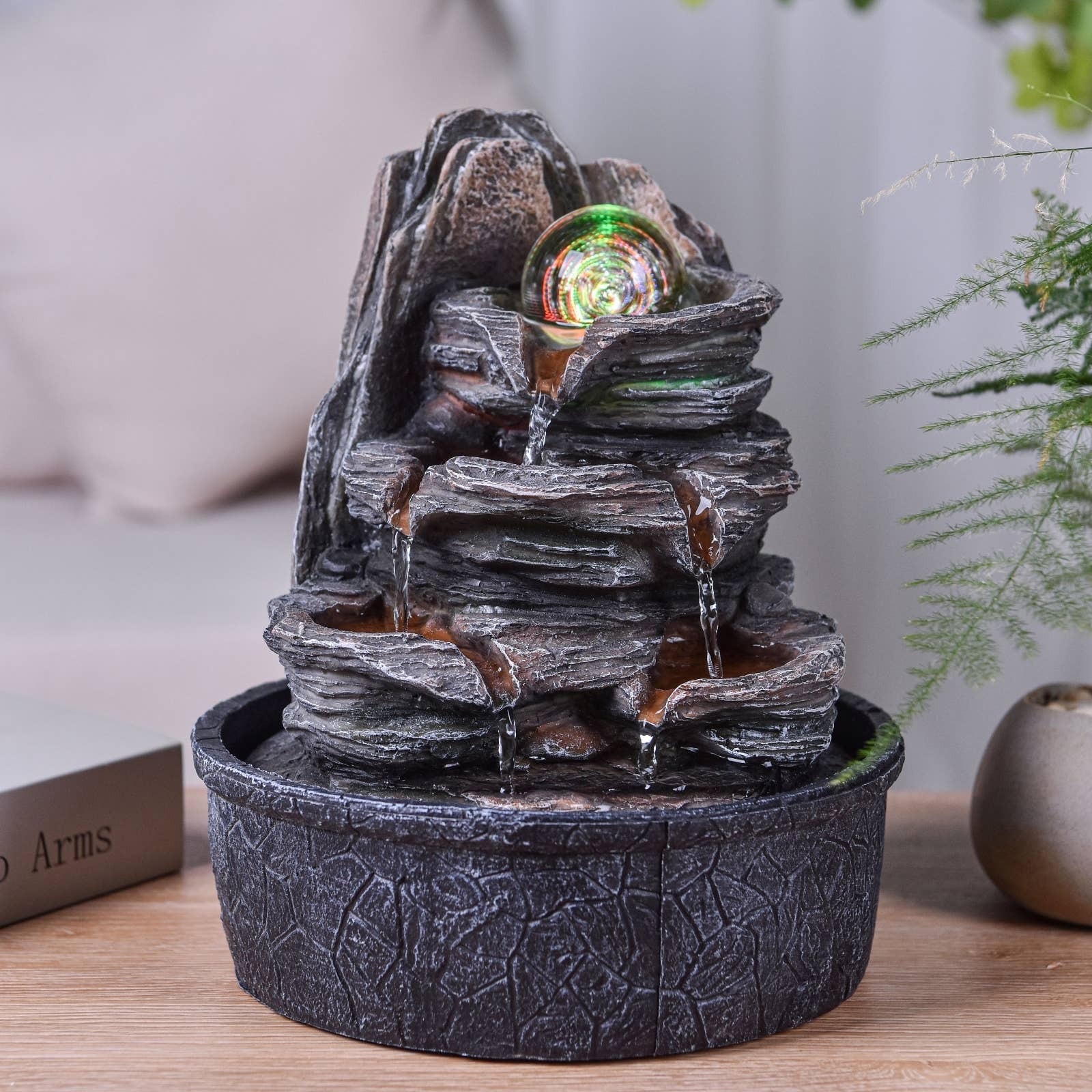 Zen'Arôme – wholesale Mantle scarf – Luberon Indoor Fountain - Zen Cascade Style Rock Effect11