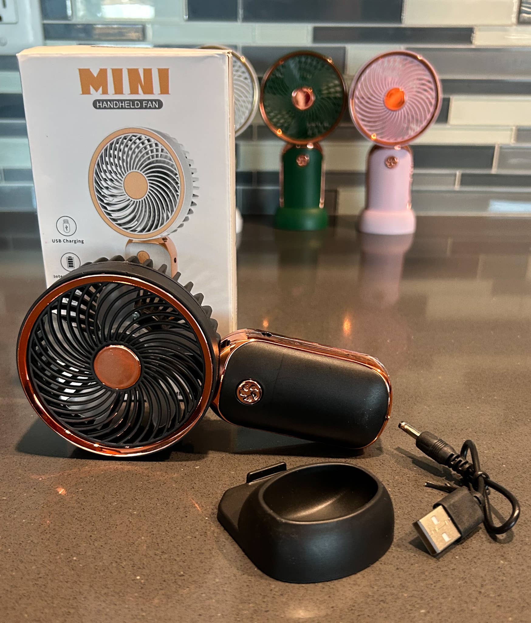 JILLIAN INK LLC - Wholesale Handheld Electric Fan - Rechargeable Handheld Fan4