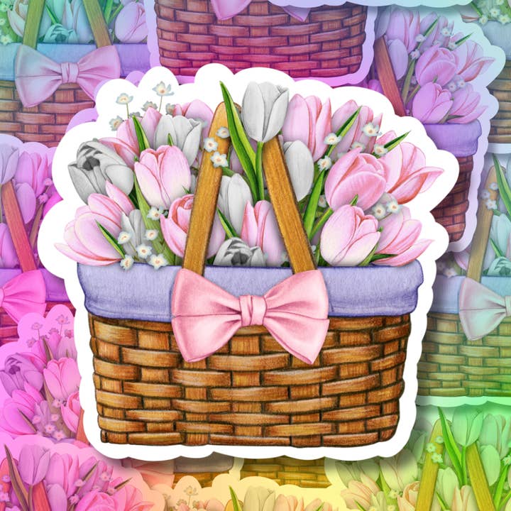 Adesivo in Vinile per Picnic di Primavera per la vendita all'ingrosso da parte di Hikaru Tara Art Arst & Craft Gift Shop