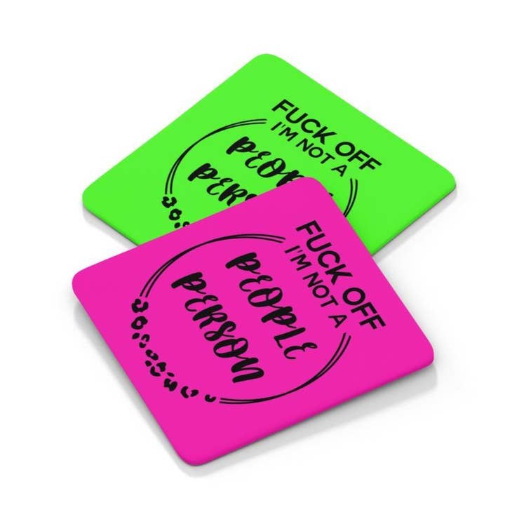 Not A People Person Coaster for wholesale by Scouse Bird Shop