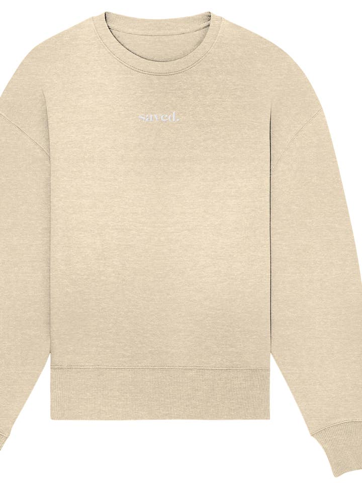 Økologisk oversize sweatshirt til mænd • Saved (Stick) for engroshandel hos TRAG DIE BOTSCHAFT