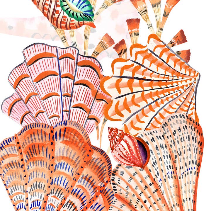 Torchons de cuisine Shell Bay 100% fabriqués en Italie pour la vente par The Napking