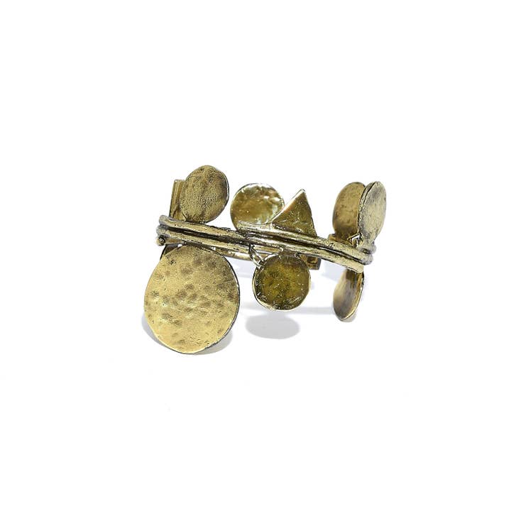 Chanour - Wholesale Cuff Bracelet - Handmade Bronze Bracelet - BRN2027