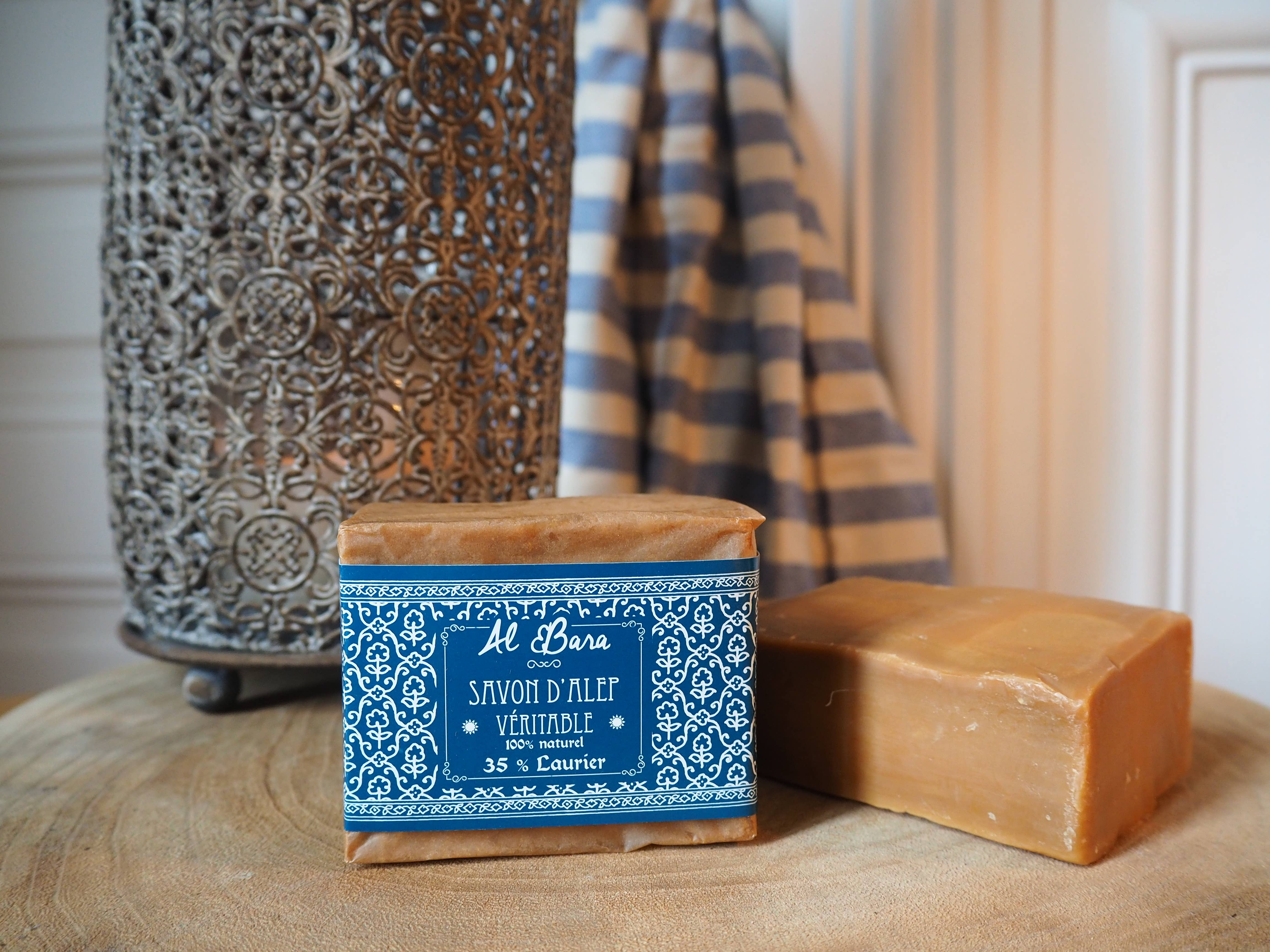 Al Bara Savon d'Alep - Vente Pains de savon - Savon d'Alep 35% de laurier - 200g2