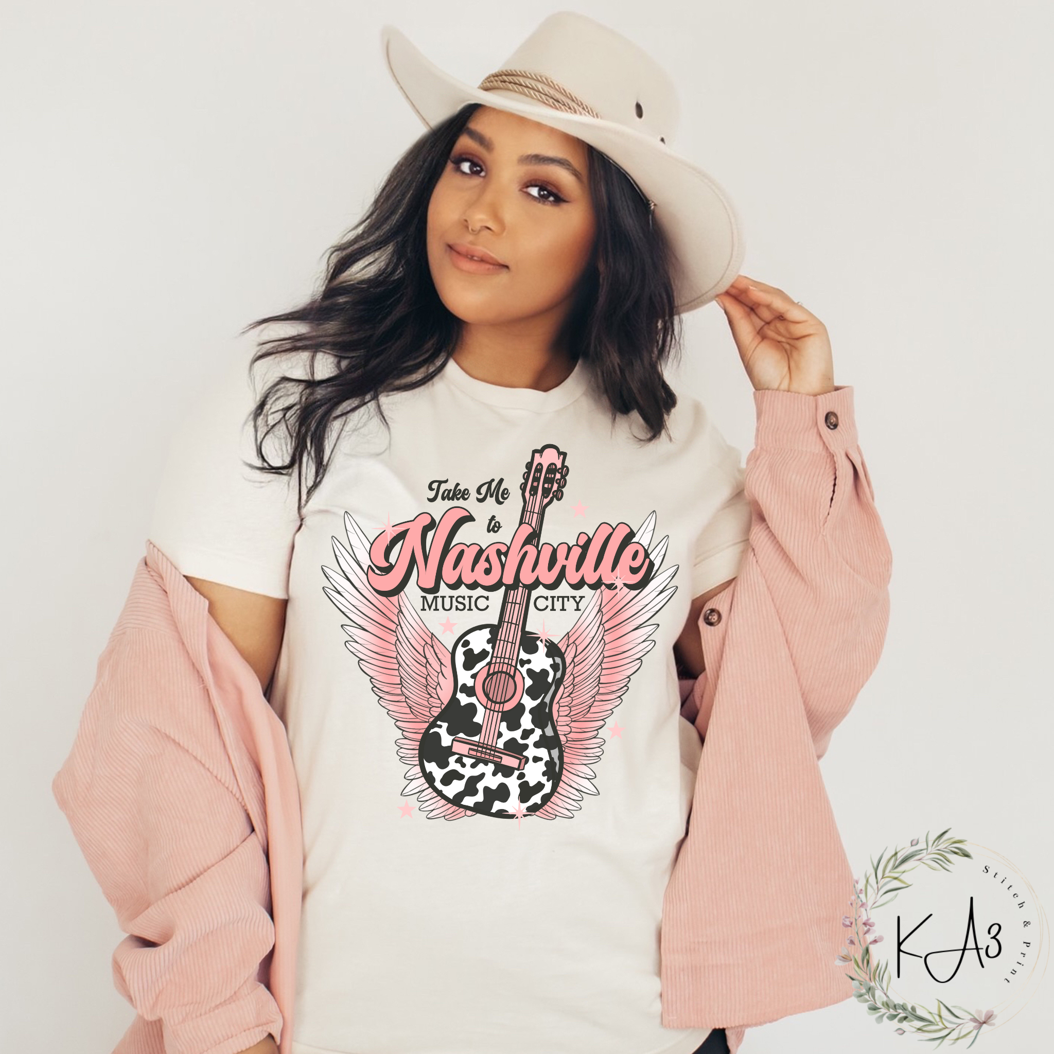 KA3 Stitch & Print - Wholesale Tunic - Women's - Take me to Nashville2