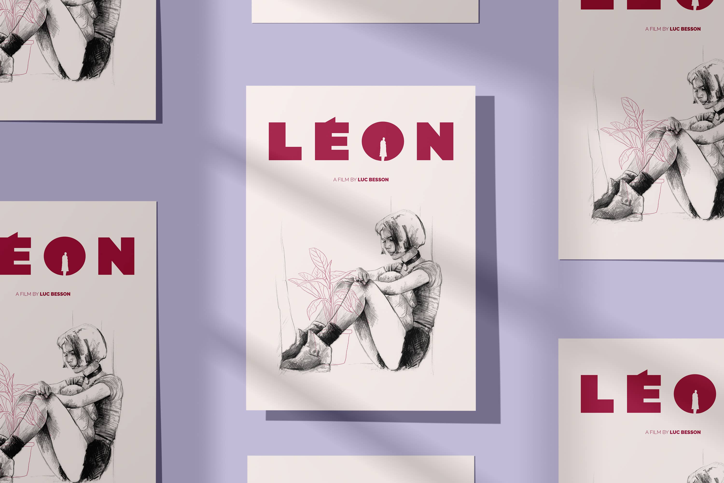 Belén Diz Juncal - Wholesale Poster - Movie illustrations - Poster - Leon: The professional0