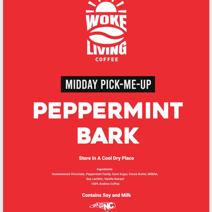 Peppermint Bark for wholesale by Woke Living Coffee