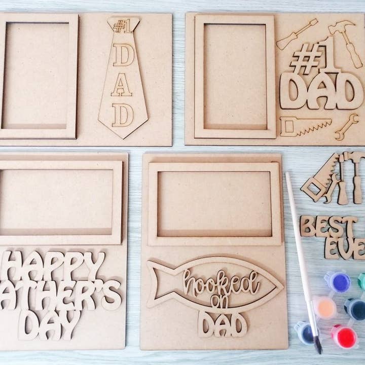 Heart n Sol - Wholesale DIY Craft Kit - Fathers Day Frame Kit