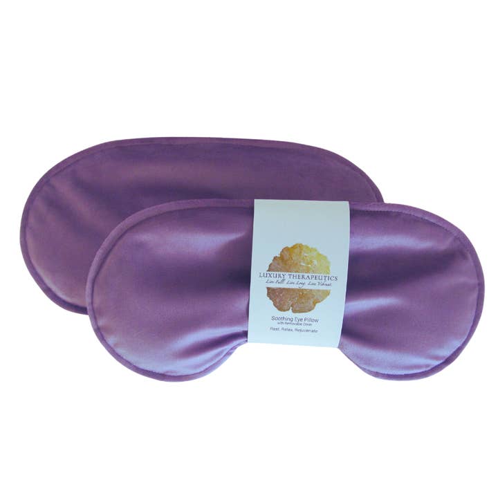 Coussin apaisant pour les yeux avec housse amovible - Como Lavender pour la vente par Luxury Therapeutics