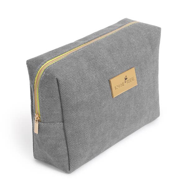 Square Pouch Grey for wholesale by Towne & Reese