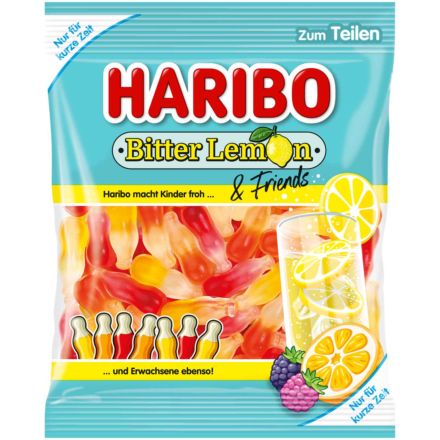 Global Bite Co - Wholesale Gummy - Haribo Bitter Lemon & Friends 160g (Germany)0