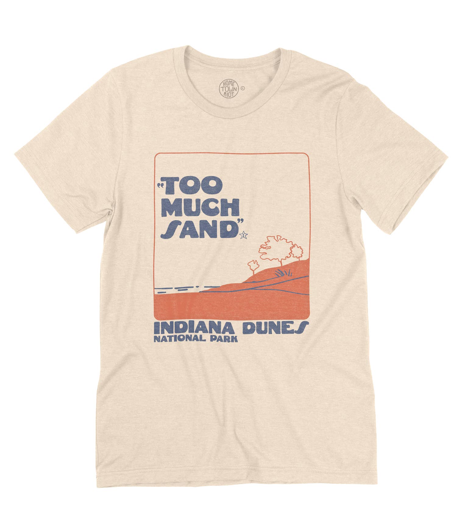 HomeTown Riot - Wholesale Screen printed t-shirt – unisex - Indiana Dunes National Park 1 Star Review Shirt