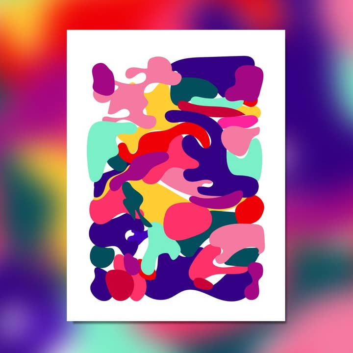 Lagoon, Blue - 40x53 cm for wholesale by LEOKA