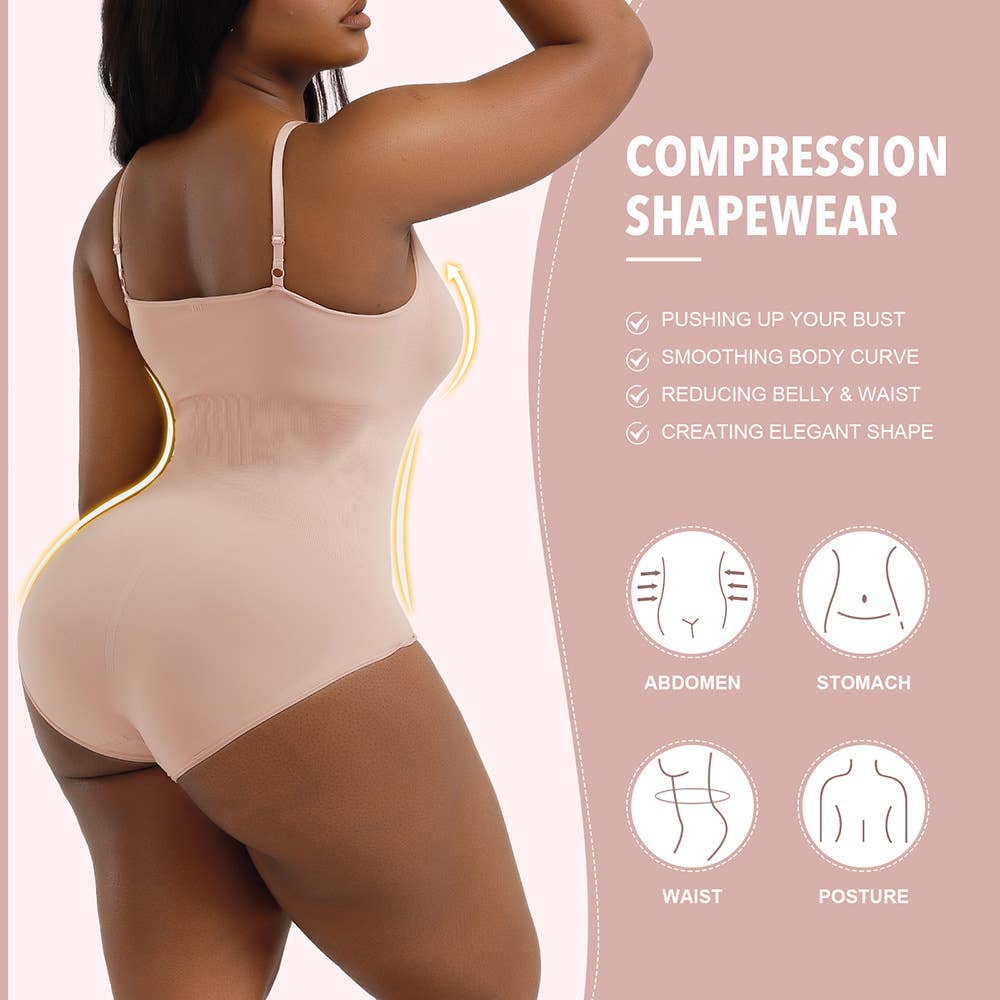 Sweetkama - Wholesale Shapewear - Women's - Control shaperwear Butt Lift Seamless Bodysuit11