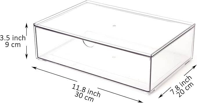 Youngever - Wholesale Desk organiser - Youngever Stackable Organizer Drawers(12" x 7.5" x 3.5")1
