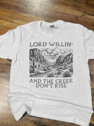 Sweet Southern Wholesale - Wholesale T-Shirt (Graphic) - Women's - Creek Don't Rise Graphic T-Shirt0