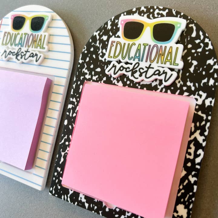 BB’s Shebang - Wholesale Sticky Notes - Teacher sticky note holder, teacher appreciation gift,