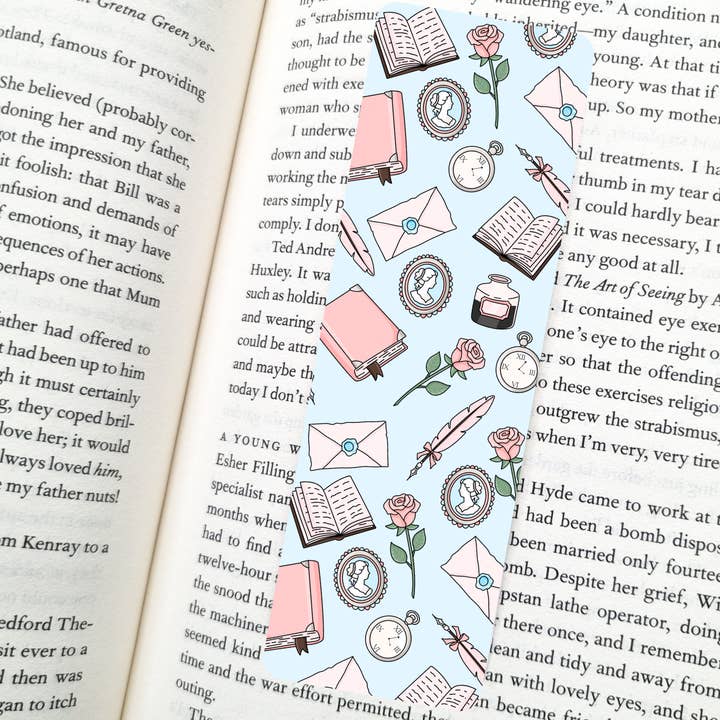 Historical Romance Bookmark for wholesale by Indie Heart Studio