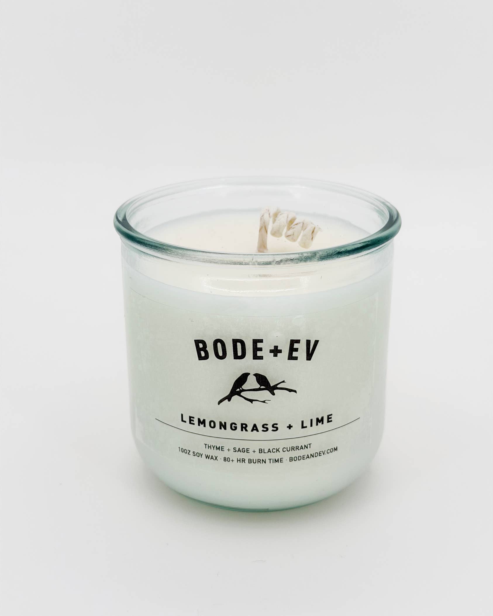Bode+Ev - Wholesale Jar/Filled Candle - Lemongrass + Lime | Citrus & Herbal Soy Candle + Room Spray