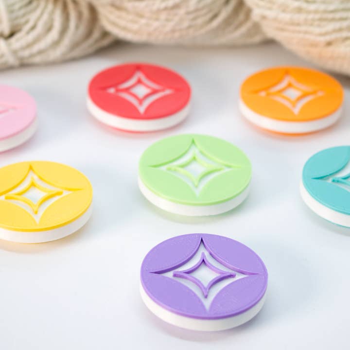 Midcentury Star Magnetic Shawl Closure for wholesale by Blue Bird Makery