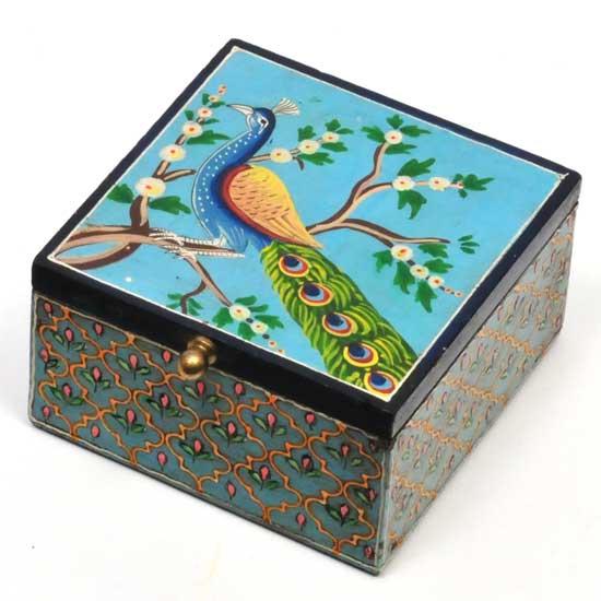 R. Expo/Song of India - Wholesale Decorative Box - Peacock Box