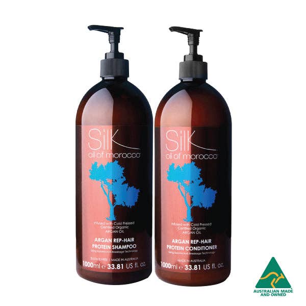 Salon Size Argan REP-Hair Protein for wholesale by Silk oil of Morocco