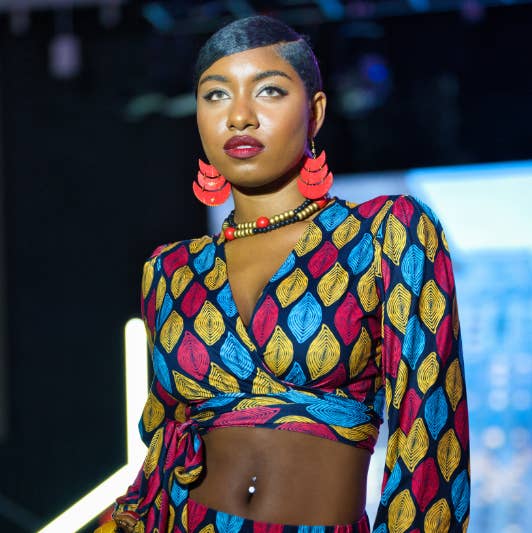 Nina Cheyenne Apparel - Wholesale Top & Skirt Set - Women's - Nadia African Geo Print Skirt Set