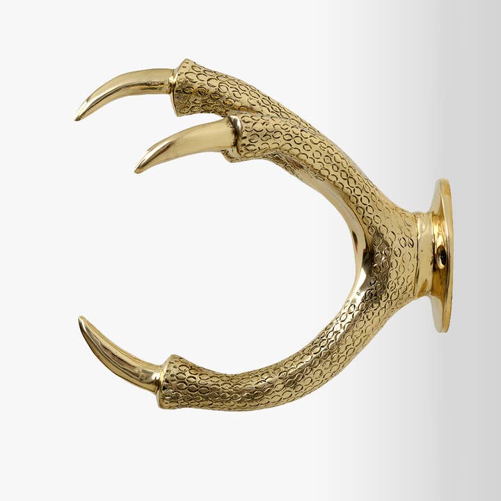 Garden Glory - Wholesale Outdoor Ornament/Decor - Claw Hose Holder Gold