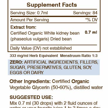 Secrets Of The Tribe - Wholesale Tincture - White Kidney Bean Tincture1