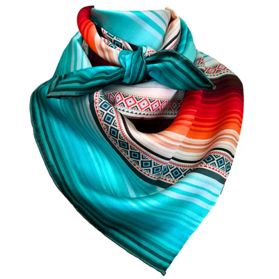 Cowtown Wild Rags - Wholesale Scarf - Unisex - Serape Wild Rags (Wild Bill) Silk Scarf0
