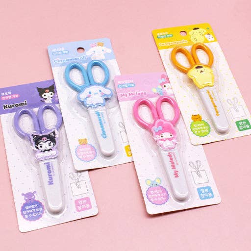 K-Wonderland - Vendita all'ingrosso Forbici - Forbici di Sicurezza Sanrio Characters – Con Cappuccio Protettivo2