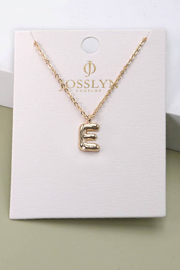 JOSSLYN by wall to wall - Vente Colliers à pendentif - COLLIER INITIAL PERSONNALISÉ À BULLES MONTGOLFIÈRES | 80N1081