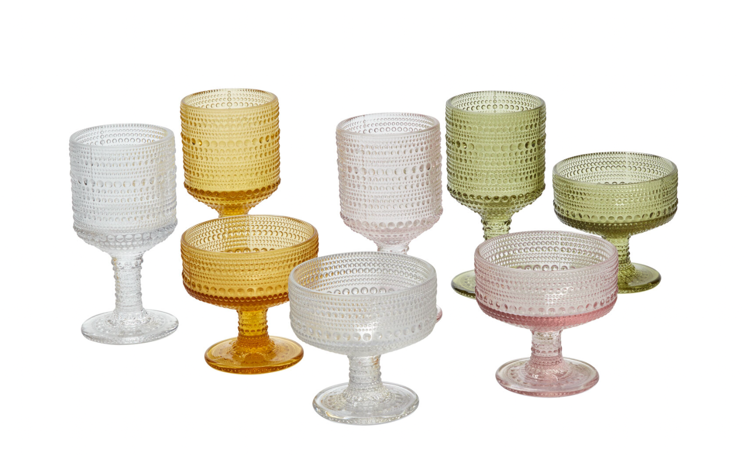 Elan Bazaar – wholesale Cocktail/liquor glass – Set of 12 Vintage Style Wide Clear Glassware Tumblers 1