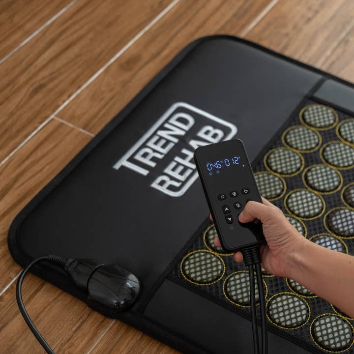 TrendRehab - Venta al por mayor Almohadillas térmicas - Colchón térmico infrarrojo con piedras de jade y turmalina1