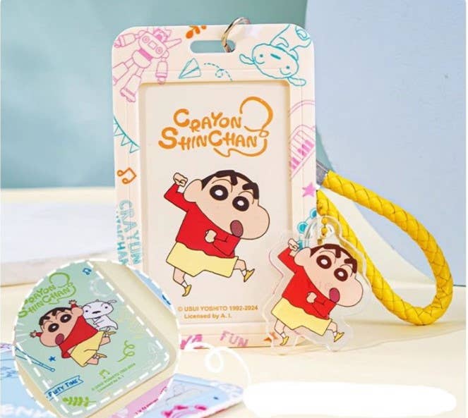 K-Wonderland - Wholesale Photo Album - Crayon Shin Chan Photo Card Holder Album key Ring Bag Charm9